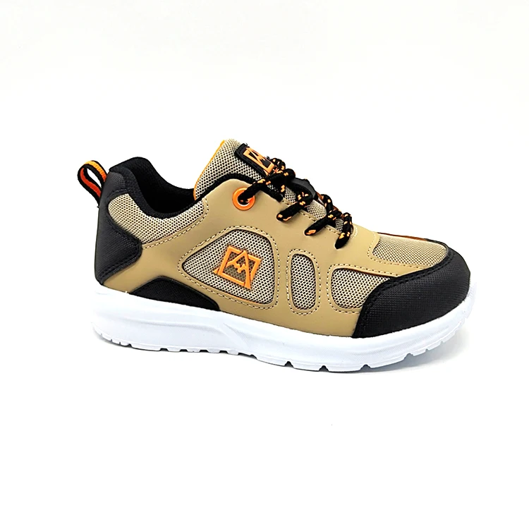 JUSTGOOD 2021 Children Kids Boys Winter Sport Shoes All Black Sneakers