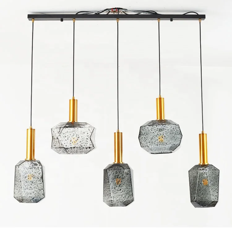 
retro vintage style bar dinning room cafe loft staircase kitchen glass hemisphere shade pendant light 