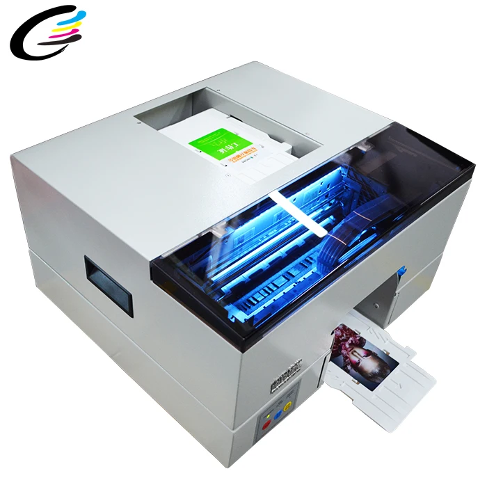 New Update Metal Material Photo ID Card Printer CR80 Size Inkjet ID Card Printer