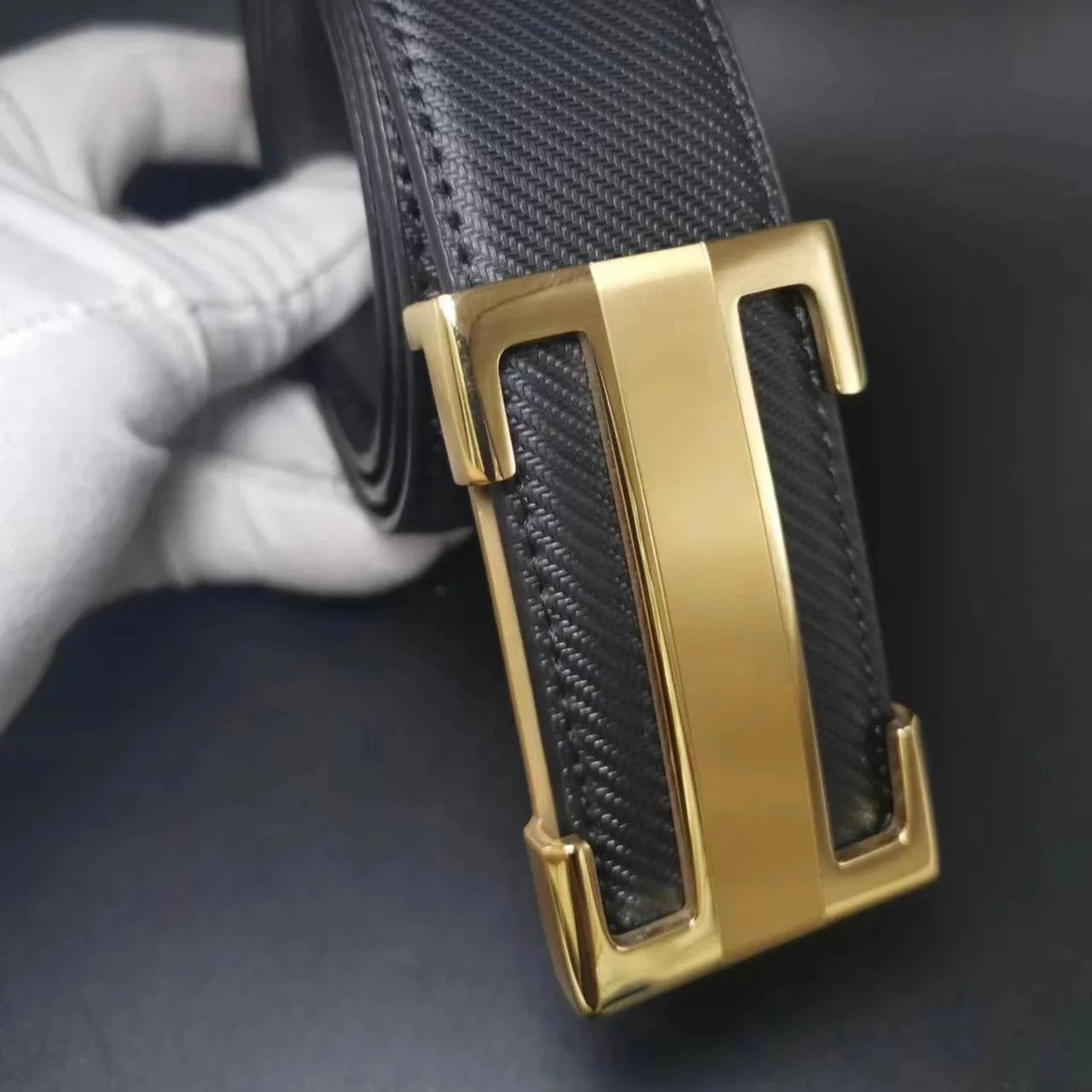 2024 new design steel buckle 38MM with high quality durable buckle for leather belt golden color silver color