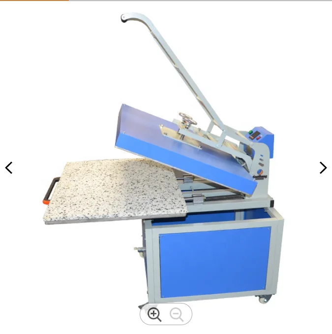 Big Size Manual Heat Transfer Machine 80x100cm Skateboard Press 31x39 inch one station flat manual large format heat press