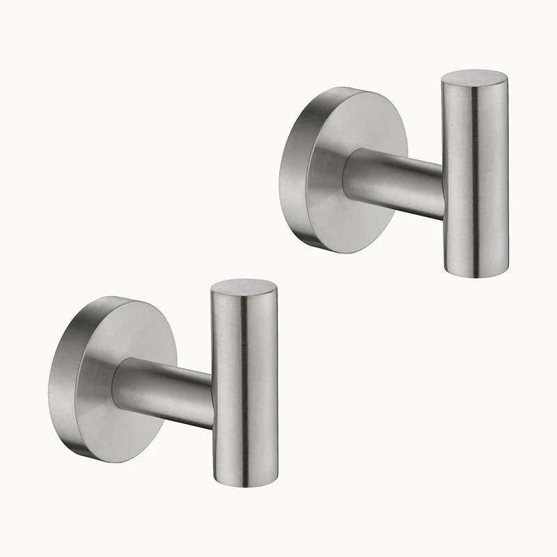 SUS304 Stainless Steel Wall Mounted Coat Clothes Hooks Bathroom Towel Hook Robe Hook