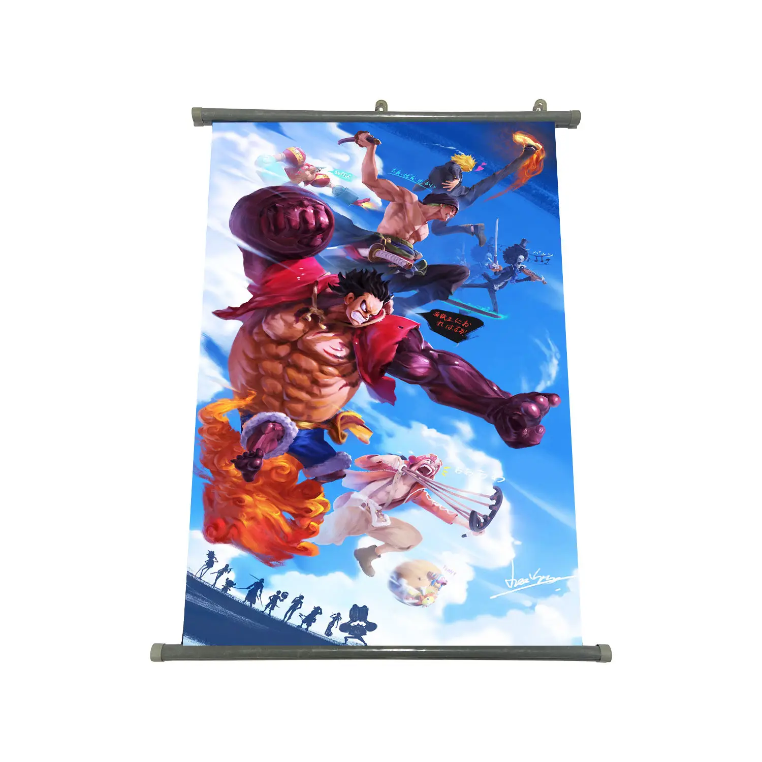 Customized wholesale wall scroll banners/Japanese anime wall scroll posters
