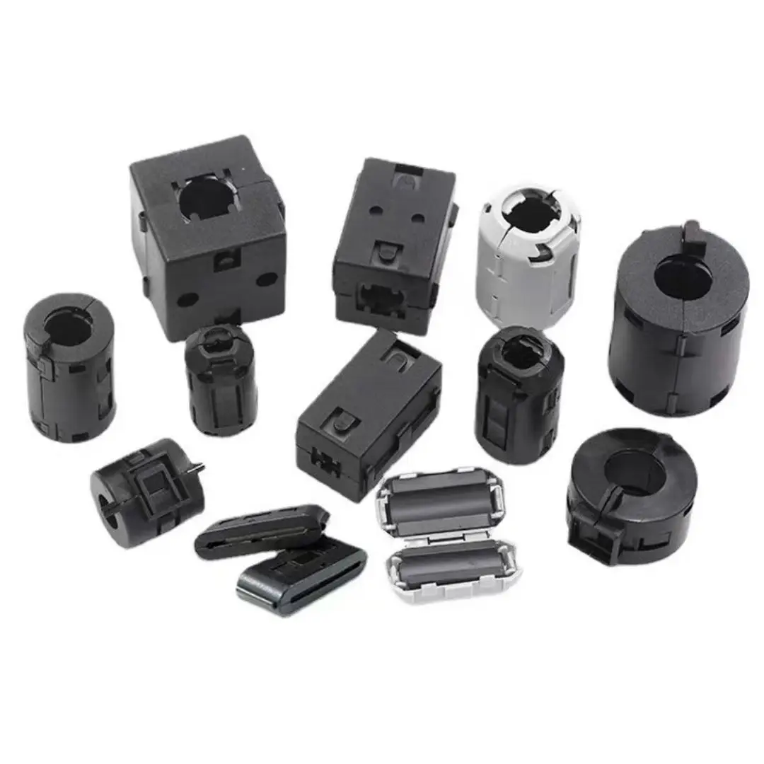 Permeability ABS Magnetic Ring Ferrite Lanyard Plastic Filter prevent-Jamming Frequency Ring Accessory for Electric Appliances