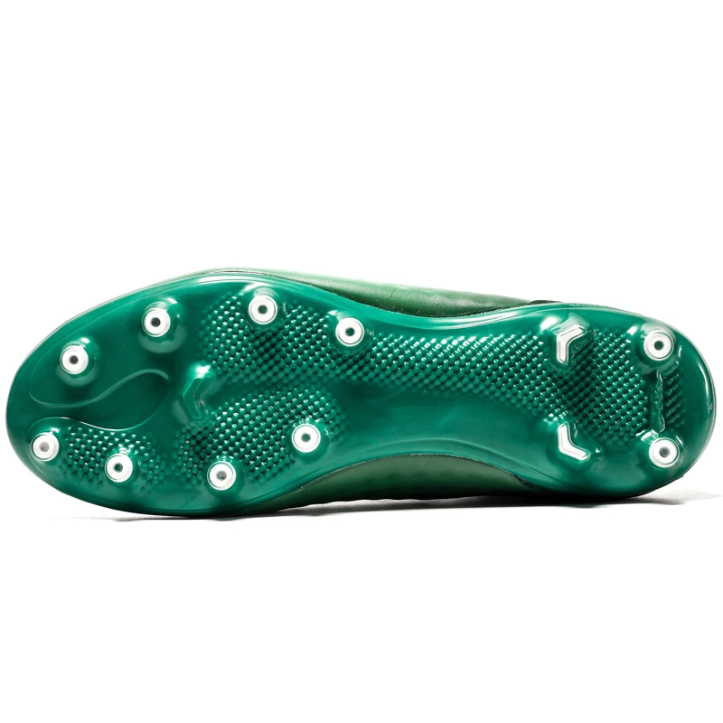 
2019 US 12 High Ankle Fashion Breathable Chuteira HG Green Football Shoes Suppliers Men Soccer Boots 