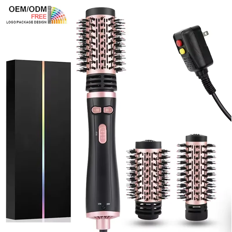 Pritech Professional Hot Air Brush Electric Rotating Hair Blower One-Step Hair Dryer Brush