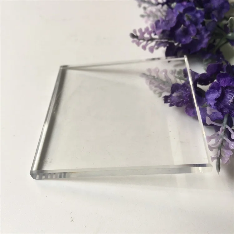 Glass factory customized Rectangle discovery 4 back light custom lamp glass cover for  LED light