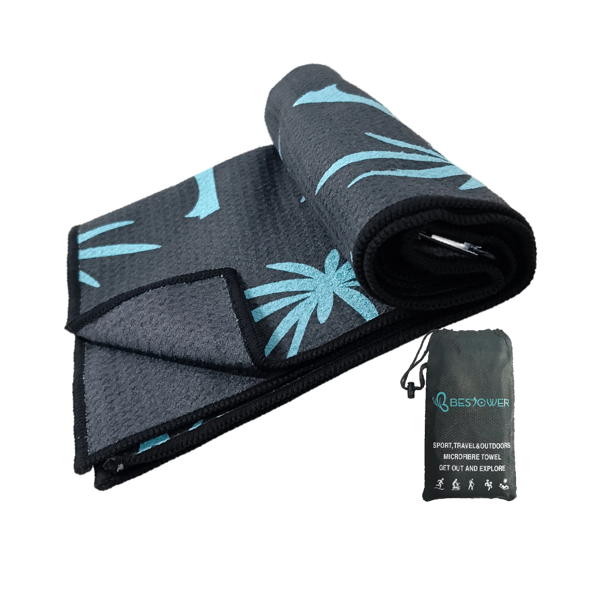 waffle Towel print logo golf towel custom microfiber cleaning towel