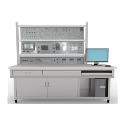 Программируемая модель программируемого логического контроллера Siemens PLC с инверторным модулем и сенсорным экраном