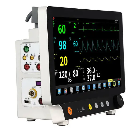 Medical Icu Patient Monitor Portable 8 12 15 Inch Touch Screen Multi-Parameter Monitor