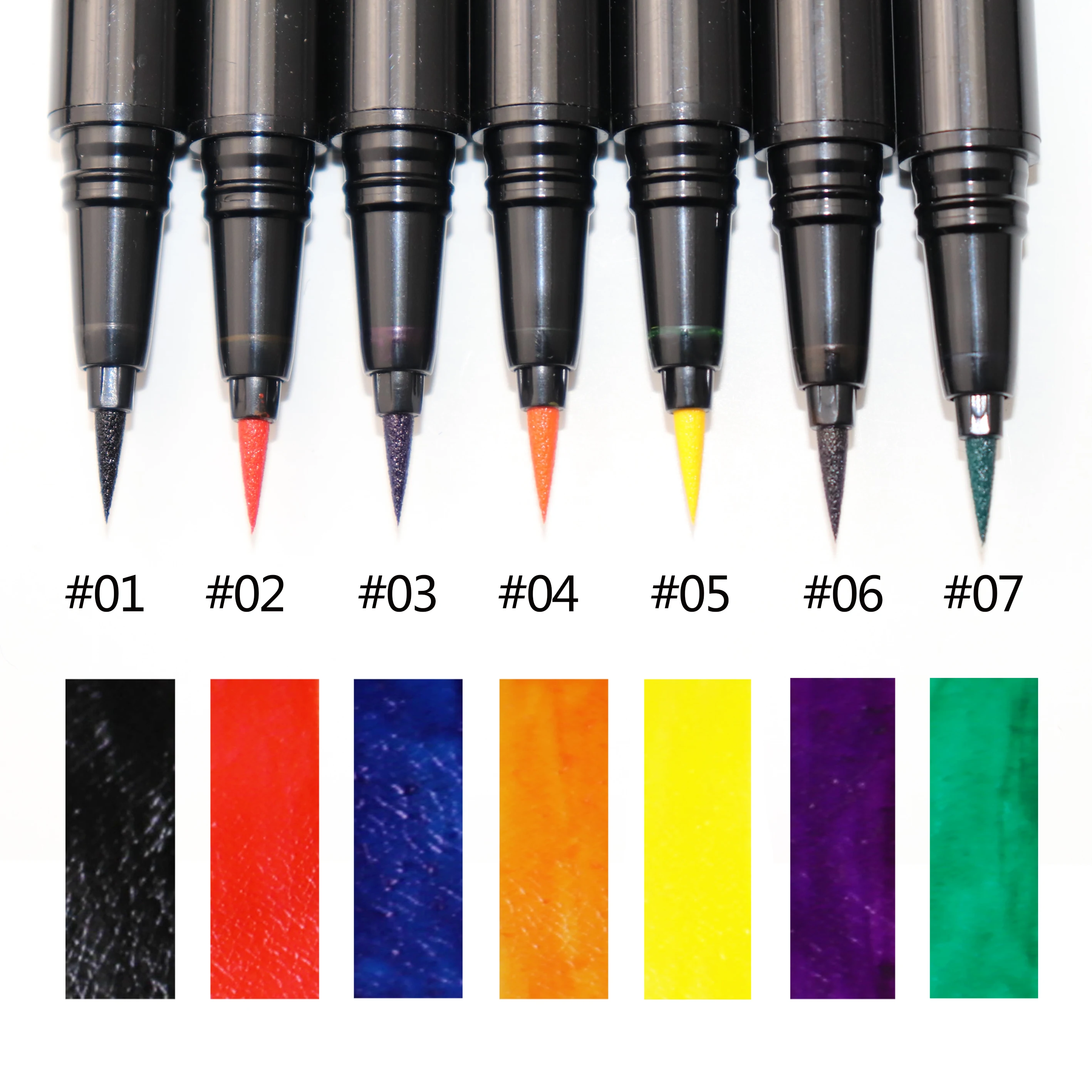 Private label waterproof eyeliner matte liquid colorful eyeliner