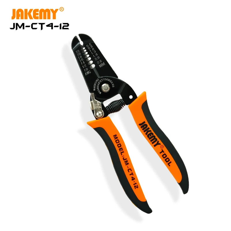 JM-CT4-12 Wire Electric Hand Crimper Pliers RJ45 Crimping Tool Ferrules Lug Cable Terminal Crimping Tool for RJ Connection