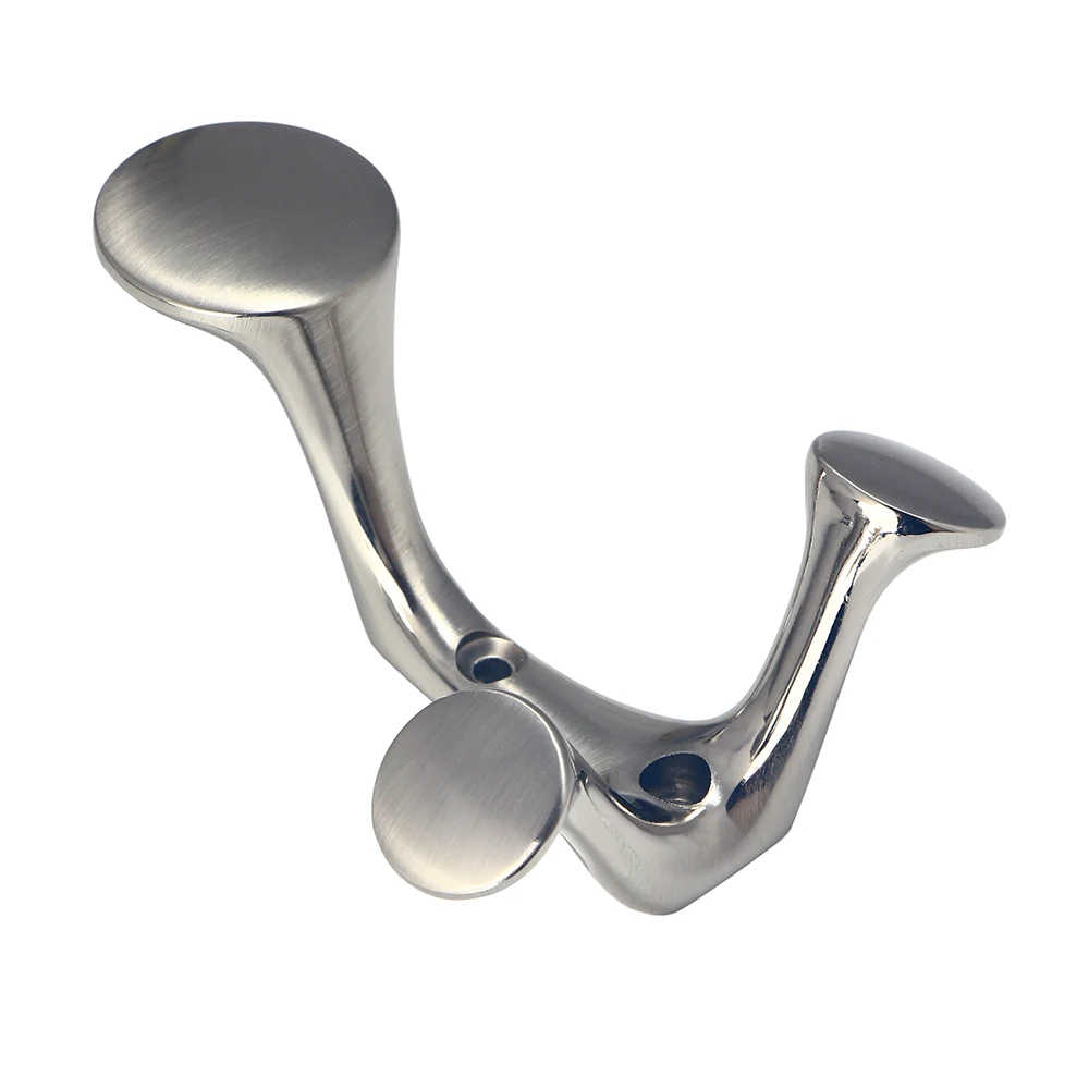 Contemporary Design Wall Mount Vintage Decorative Zinc Hooks Rustic Metal Zinc Alloy Decorative Single Wall Coat Hanger Hooks