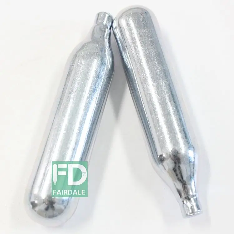 Reusable gas bottle co2 12g cartridge mini 12G CO2 capsules for paintball and shooting sports