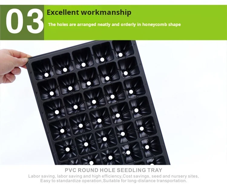 Agriculture greenhouse Seed planting Plastic nursery Tray plant growing pots Seed grow factory price seed tray