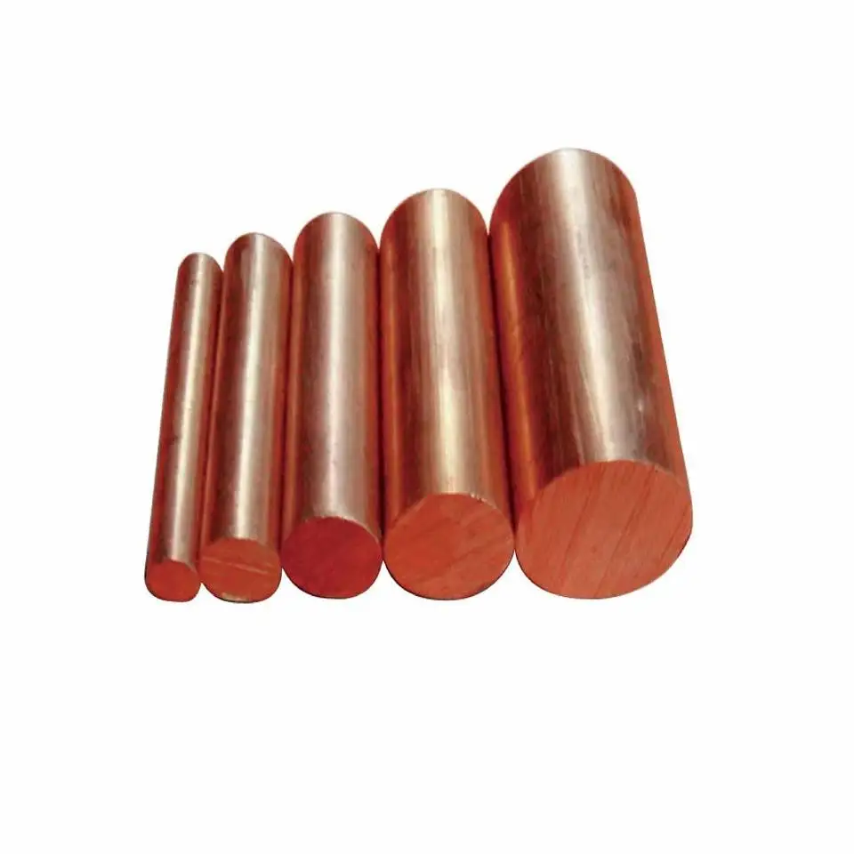 High Quality 8mm Diameter 99.9% Pure Copper C1100 Round Rod Copper Bar