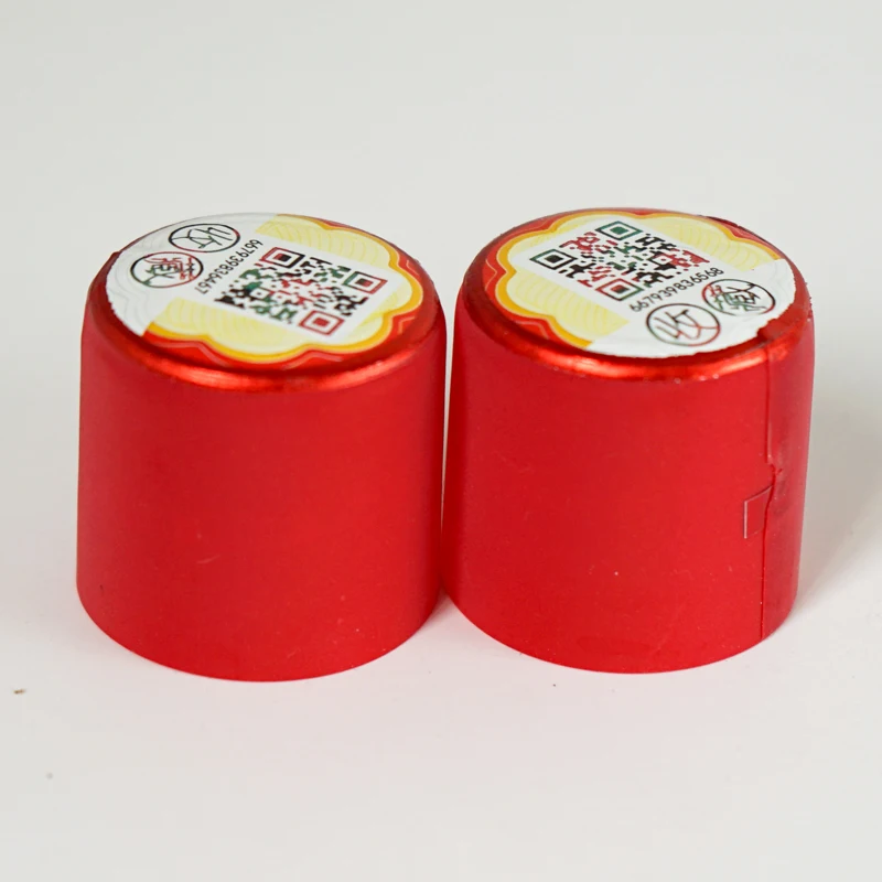 Customizable QR Code Sticker with Verification System for Wine Liquor Bottles Shrink Wrap Capsules Tear Off Seal Heat Shrink Cap