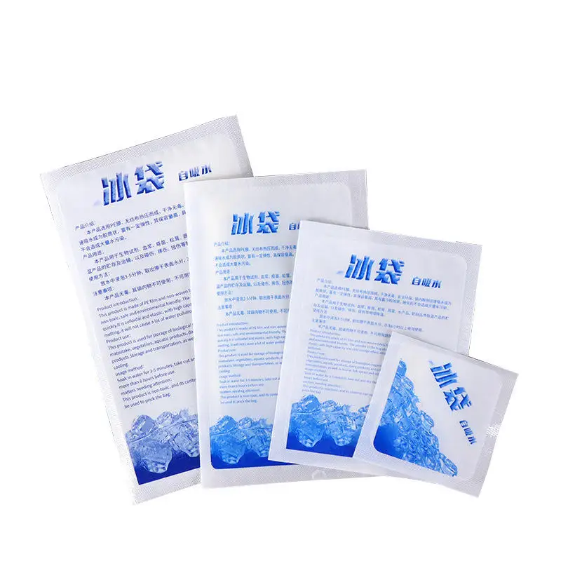 Water Injected Ice Pack Reusable Shipping Transportation Cooling Ice Gel Pack Dry Ice Bag For Food