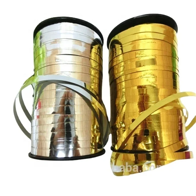 pp metallic balloon curling ribbon