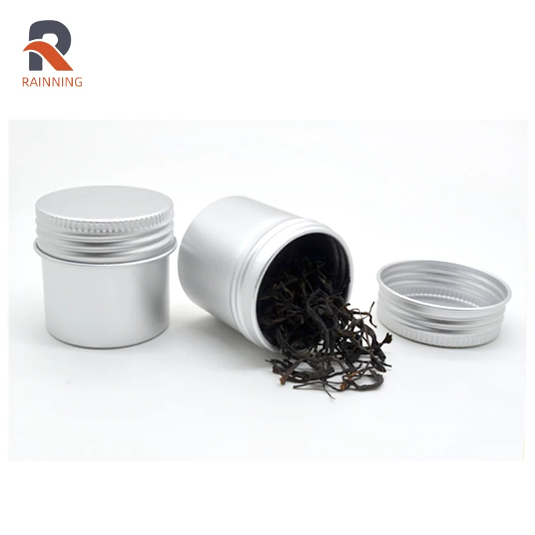 30ml/1oz Airtight Aluminum Tin Can Food Grade Tea Canister