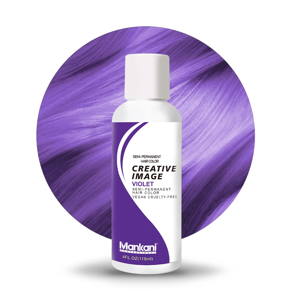 OEM tinte de cabello Wholesale Professional Colorful dye human hair wigs Shining Semi Permanent Dye Cream Hair Color