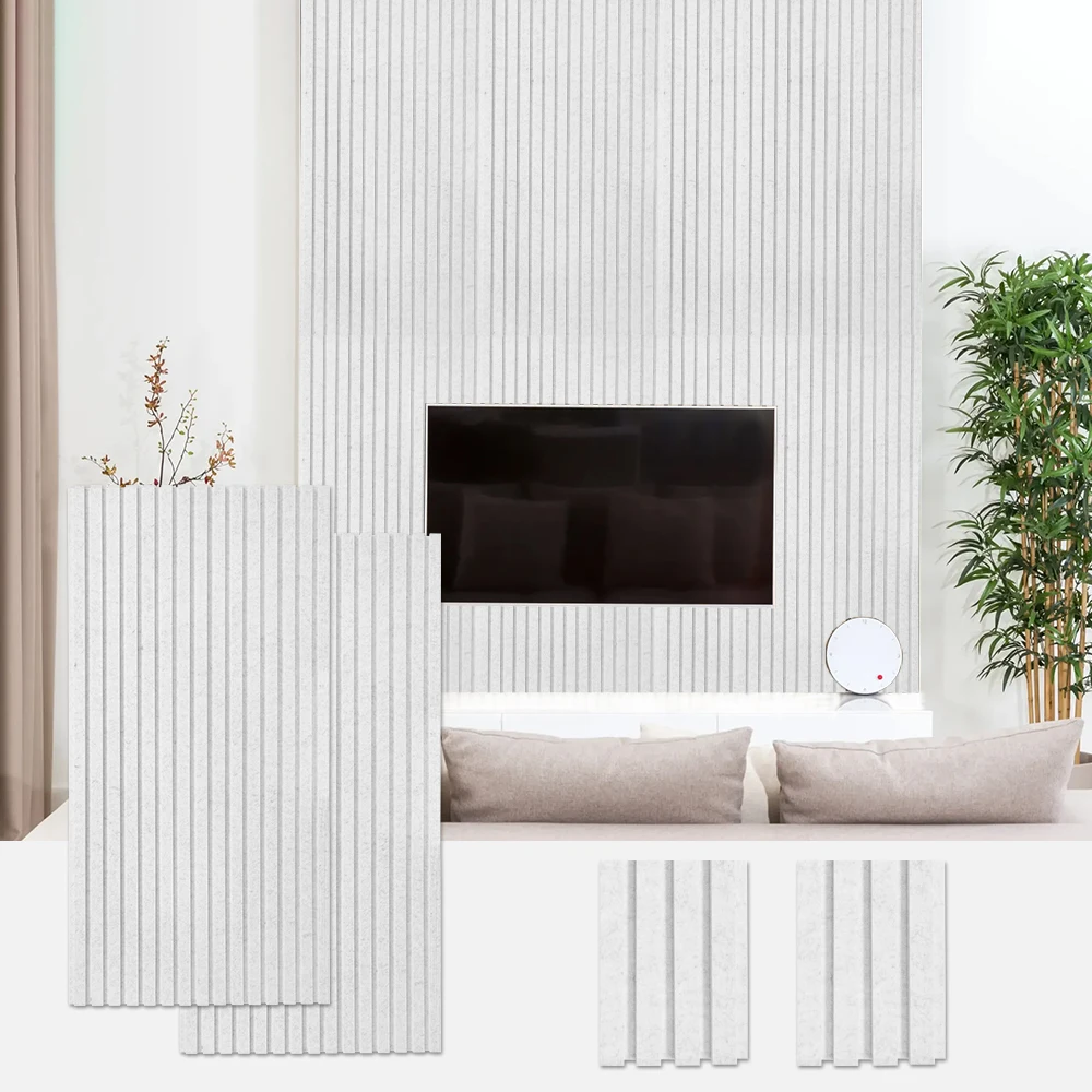 Factory Price Soundproof wall panel sound Absorbing Polyester fiber Felt PET Acoustic Panels