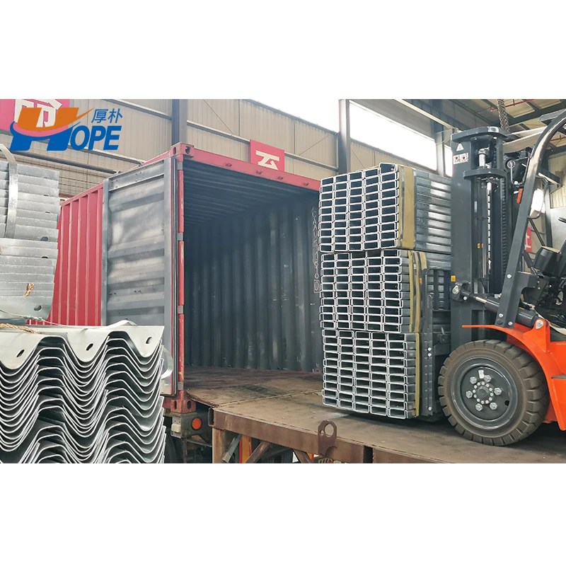 Metal beam Road barrier W463 guardrail Doubled Waveform Customized beam guard rail for sale