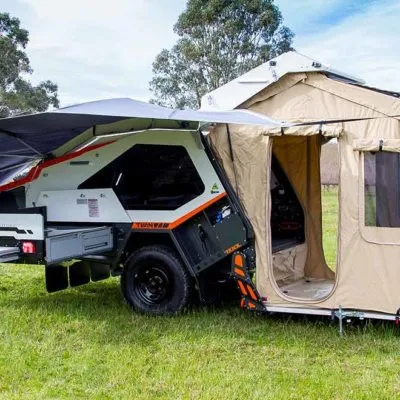 Factory Supply Small Lightweight Camper Accessories Travel Trailer Offroad with Bathroom and Kitchen for sale