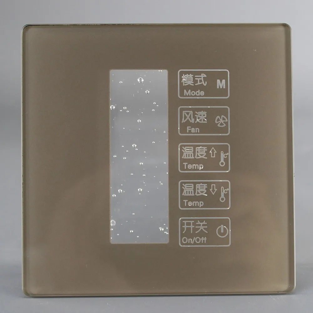 
Hot Selling OEM Temperature Regulated Tempered Glass Panel for Air Conditioning Equipment 