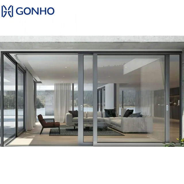 Automatic Sensor Glass Sliding Door Smart Sensor sliding door automatic system For Office Building Entrance Door