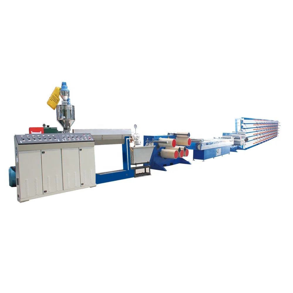 1/2/3ton 400d yarn pp round yarn twine making machine line rope filament extruder danline fiber mesh net weaving
