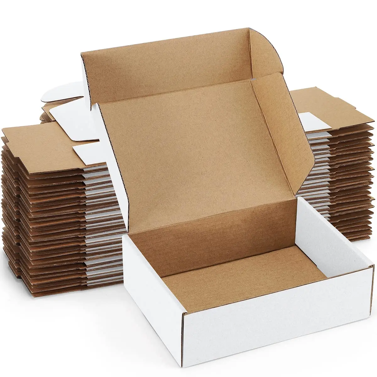 Wholesale Packaging Box Eco-friendly Mailing Shipping Boxes Custom Logo Cardboard Paper Shipping Mailer Box