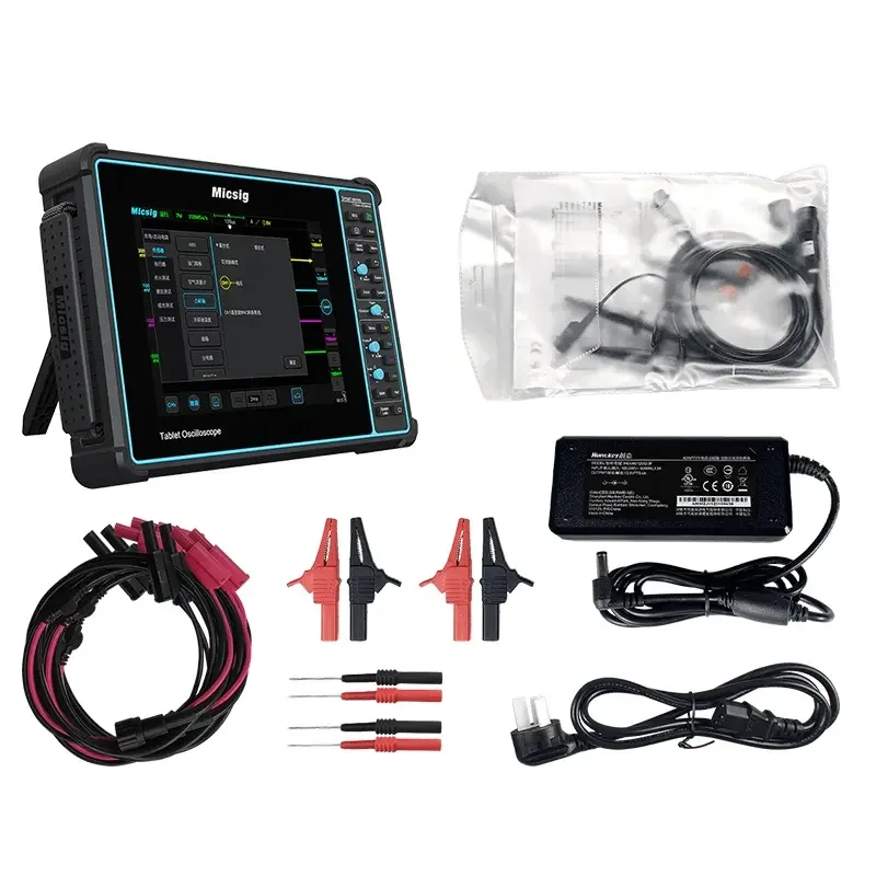 LR AUTO Handheld Portable Osciloscopio100mhz Micsig oscilloscope SATO1004 automotive touch tablet oscilloscope 4 channel for cars