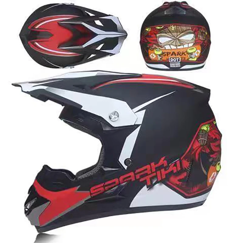 DOTAdult motocross helmet professional off road helmet Downhill motorcycle helmet Dirt Bike Rally racing capacete matte bla