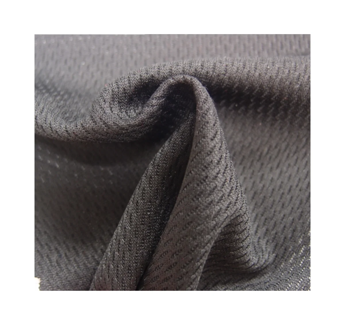 Outdoor bird eye mesh 100% polyester plain dyed fabric
