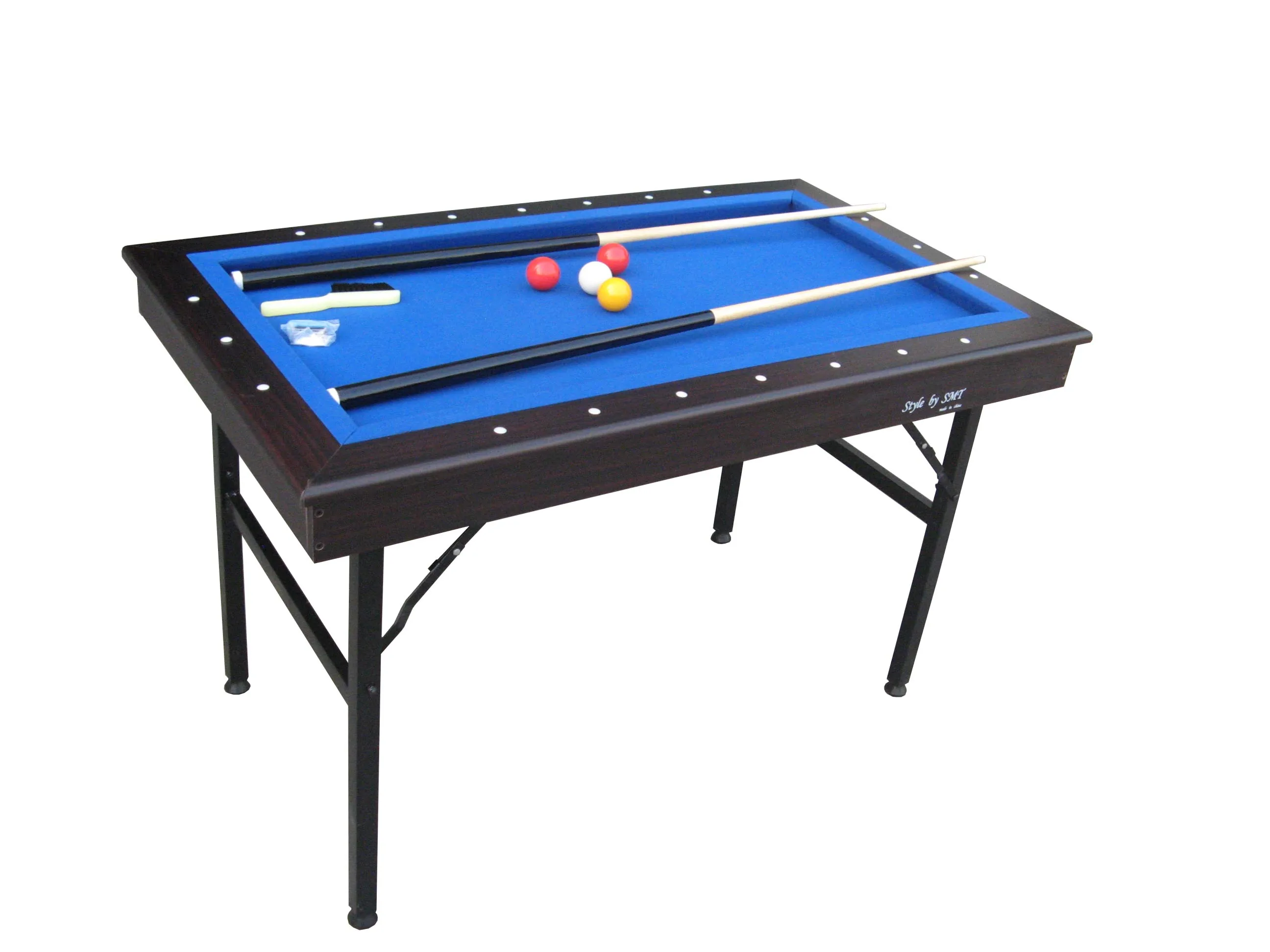 
KBL-296 Korea 4 ball carom Billiard Table, hot-selling with folding legs 