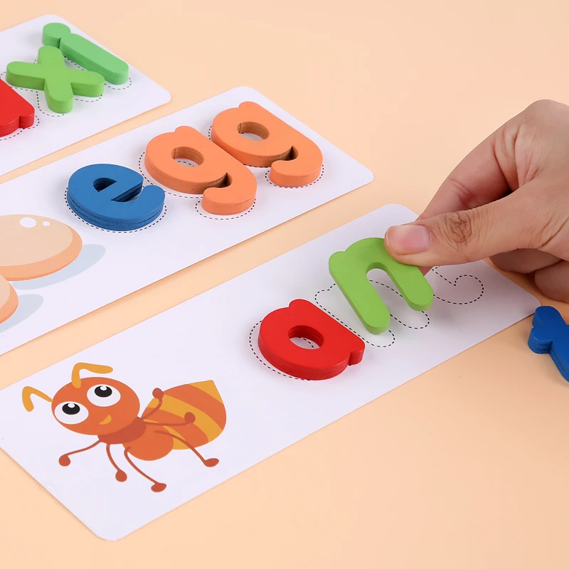 Customized Non-Toxic Educational Alphabet  English Alphabet Matcing Game Montessori Other Educational Toys Kids Toys