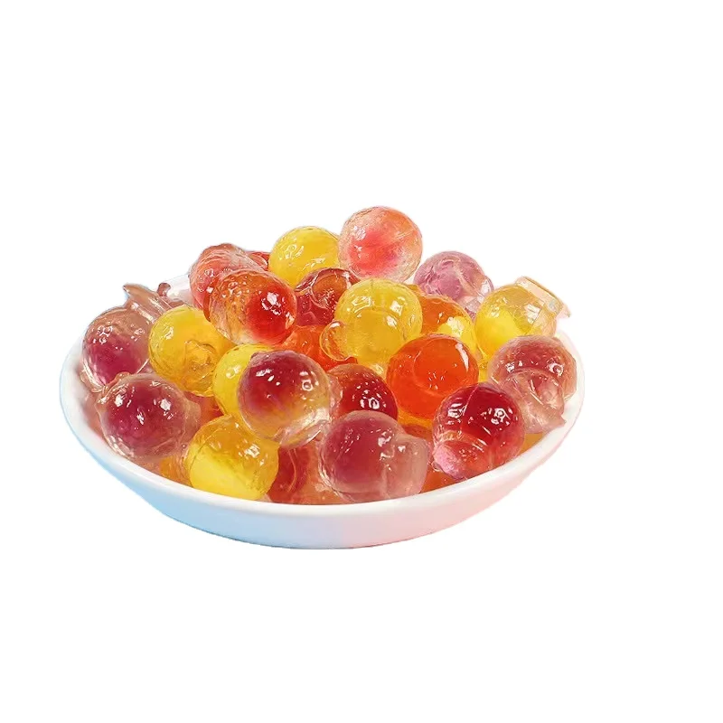 Hot Selling Explosicum Sweet Bulk Soft Fruit Candy Fruit Toffee Soft Candy Sandwich Fruit Fudge