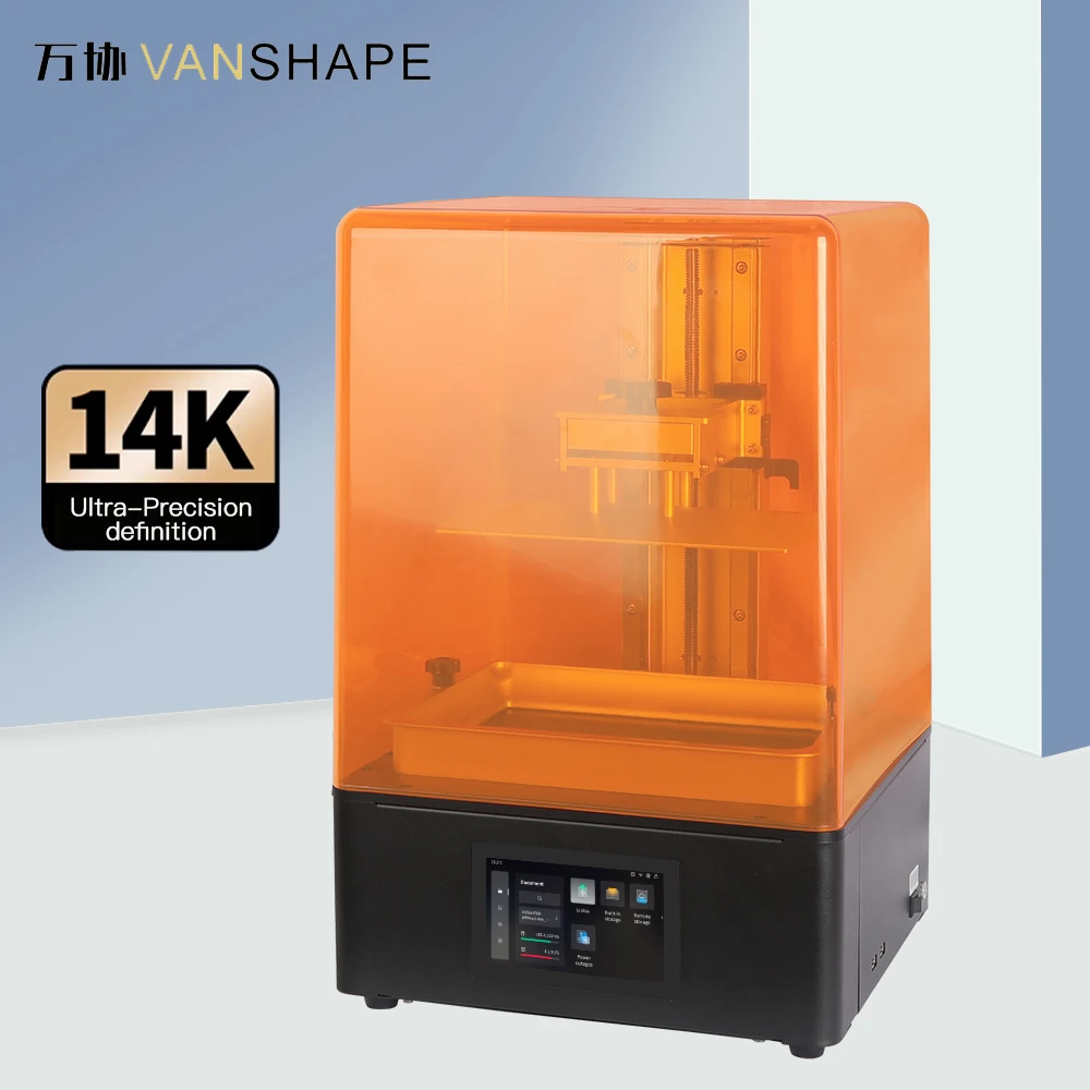 Vanshape  3d printer for gold jewelry big printing size 14k monochrome screen lcd 3d printer