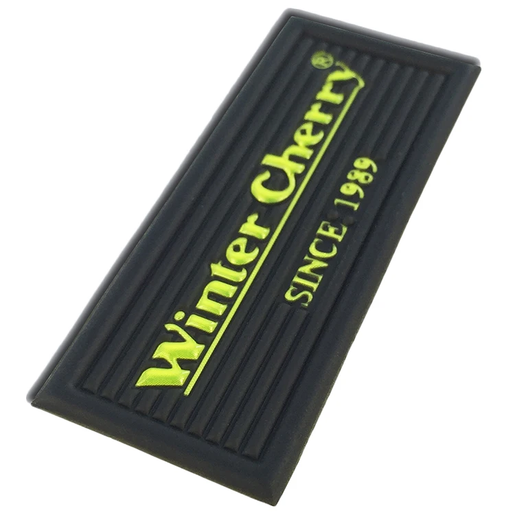 New Reflective Glitter Letter Maker TPU Soft 3D Reflective Tactical Morale Patches with Hook Loop Fastener on The Back