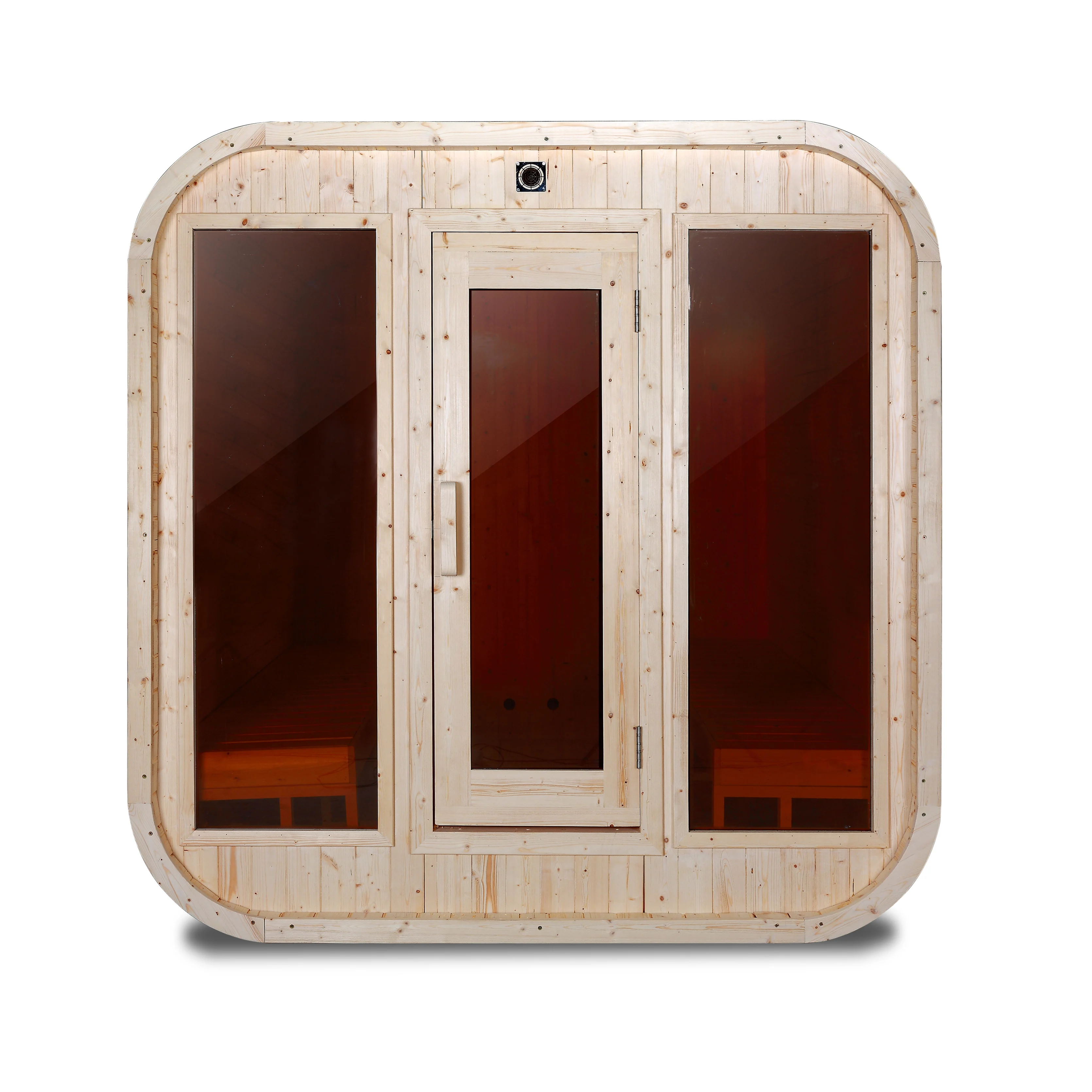 Awesome.Superior 2-8 Person Sauna Optional Size Thermowood Spa Tubs Sauna Rooms Outdoor Cube Cedar Sauna from 26years Factory