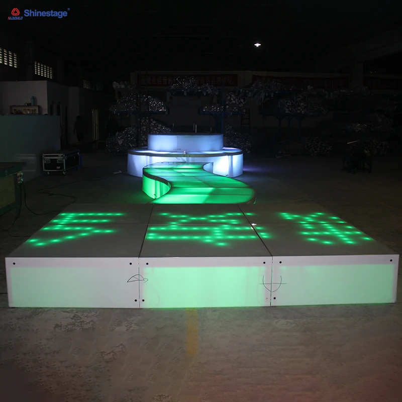 Вращающаяся на 360 градусов вращающаяся платформа светодиодная красочная напольная новая подъемная круглая сценическая