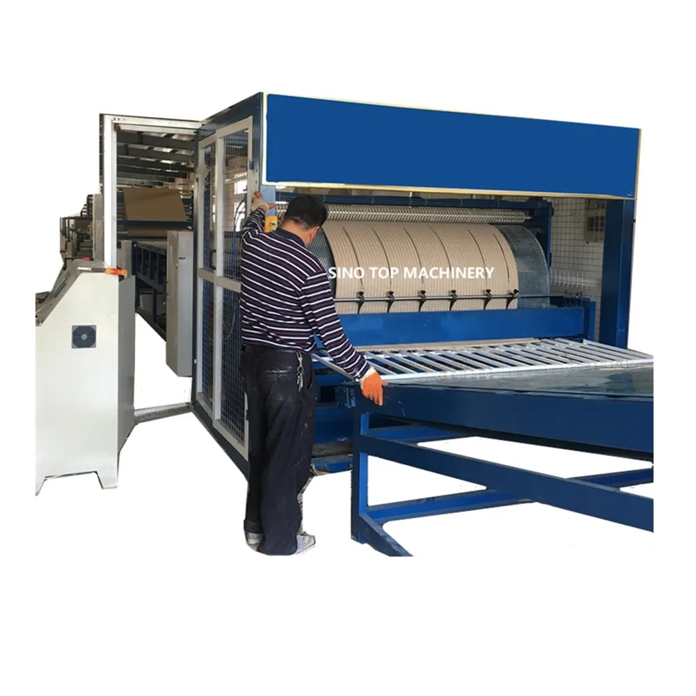 2022 new design automatic continuous  paper honeycomb core  machinery