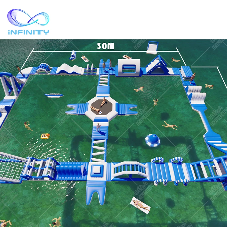Summer Inflatable Sea Water Park Inflatable Obstacle Plays Inflatable Water Park For Children