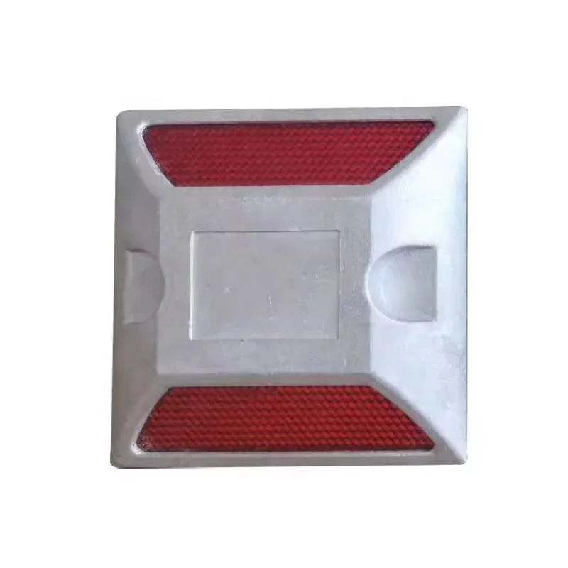 Aluminum Roadside Reflector Reflective Road Stud Pavement Marker For Driveway Raised Pavement Marker
