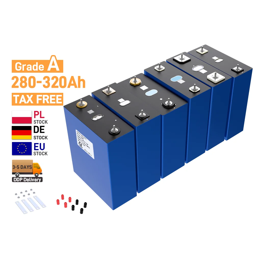10000 Deep Cycle Grade a Hithium 280ah 3.2v Lifepo4 Battery for Solar Energy Storage System