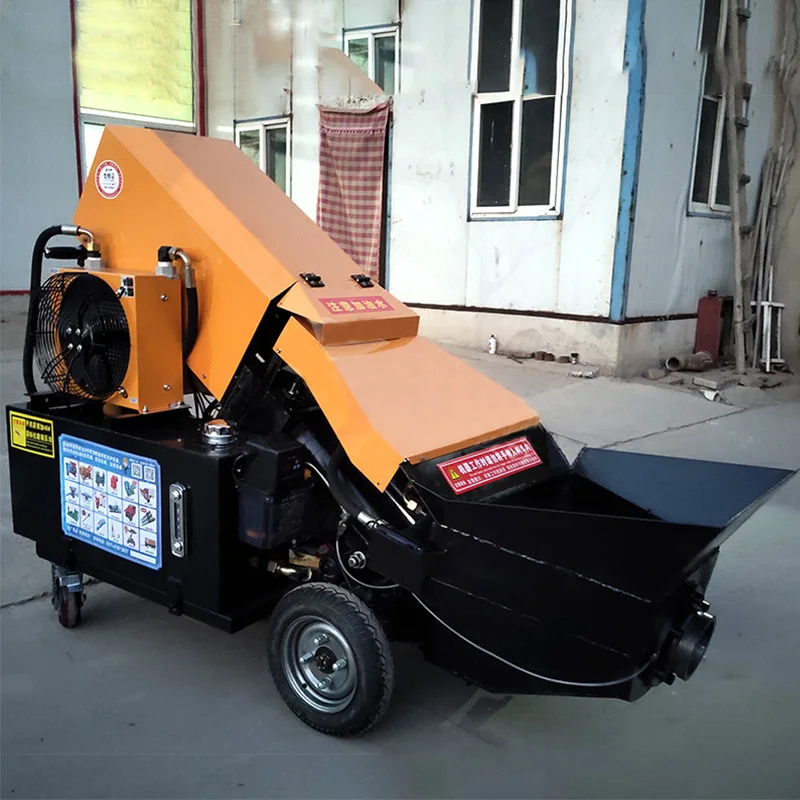 Times Power factory locomotive train concrete transfer pump small concrete pump prices concrete mixer with pump