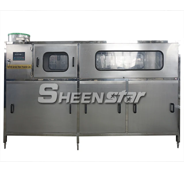 60bph - 100bph 5 Gallon Barrel Water Bottling Filling Machine (QGF-100)