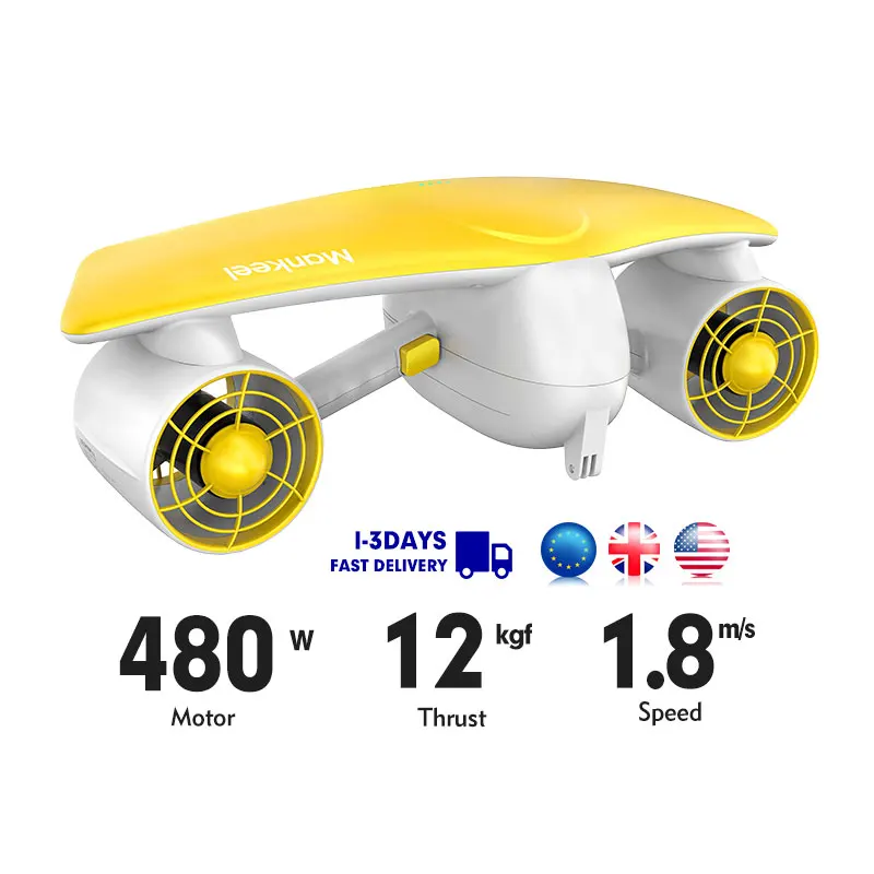 Mankeel W7 Eu Us Au Warehouse Mini Msds одобренный Sublue подводный Электрический скутер для дайвинга под водой 500 Вт водный морской