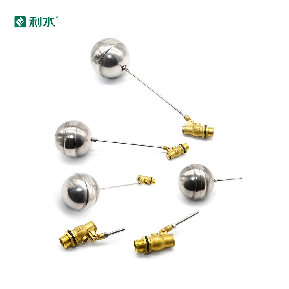 LISHUI heavy duty brass water tank float valve